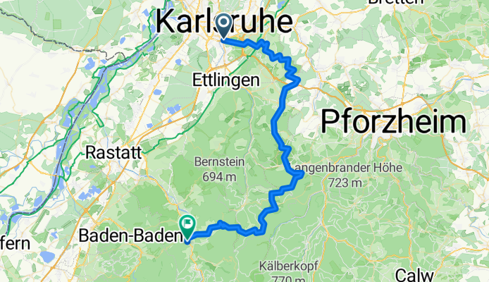 Karlsruhe - Gernsbach