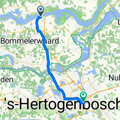 From Zaltbommel to 's-Hertogenbosch