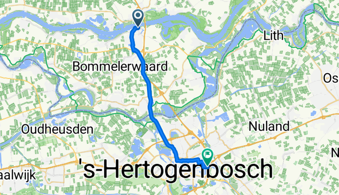 From Zaltbommel to 's-Hertogenbosch