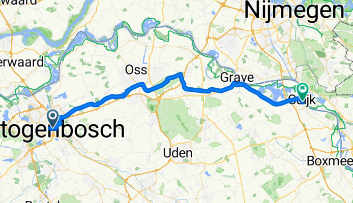From 's-Hertogenbosch to Cuijk
