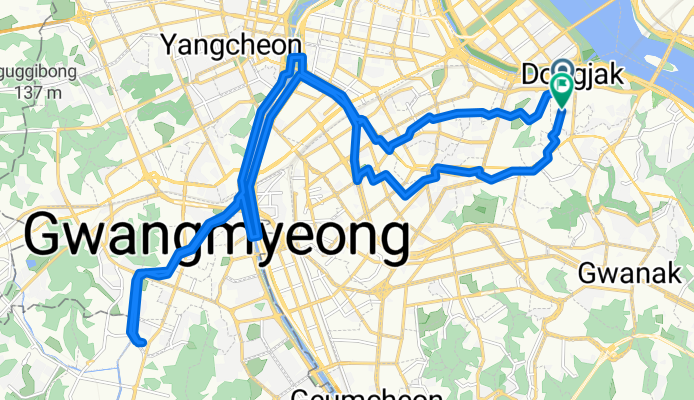 노량진동, 서울특별시 to 노량진동, 서울특별시