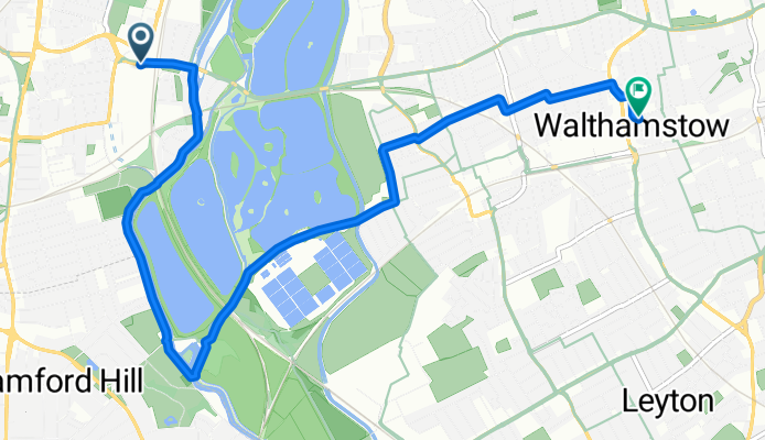 Tottenham Hale Retail Park, London to St Mary Road, London