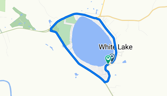 Holiday Resort Ln, White Lake to Holiday Resort Ln, White Lake