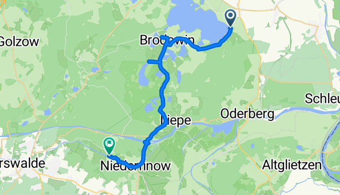 Parstein nach Dorfstraße