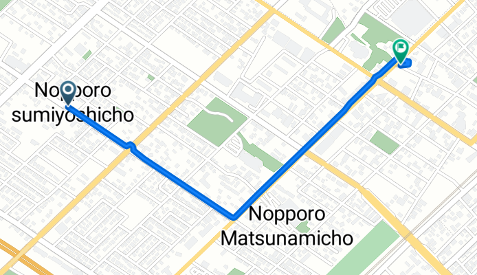 野幌住吉町, 江別市へ野幌町, 江別市