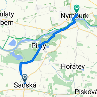 Palackého náměstí, Sadská to Komenského, Nymburk