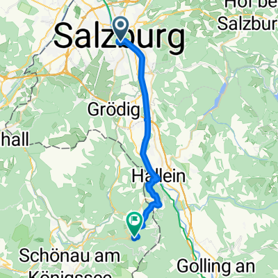 Mönchsberg nach Buchenhöhe