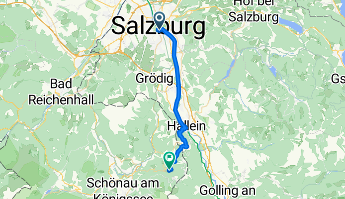 Mönchsberg nach Buchenhöhe