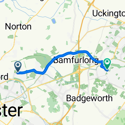 Chaffinch Close, Gloucester to Unwin Road, Cheltenham