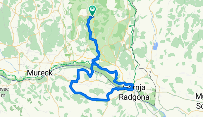 GPX Download: Hauptplatz Bad Radkersburg – Liebmannsee Runde von Straden