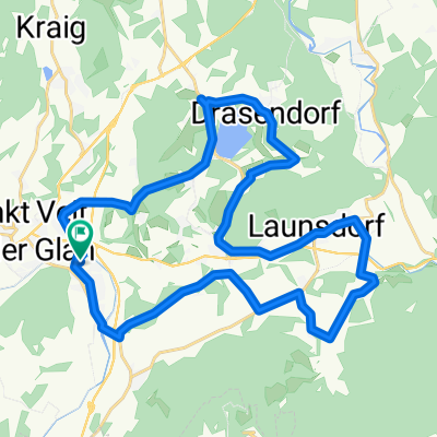 Untermühlbach - Hochosterwitz - Thalsdorf - Längsee - Schwag