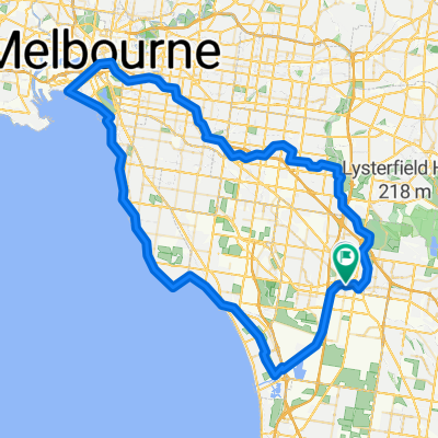 Route in Dandenong