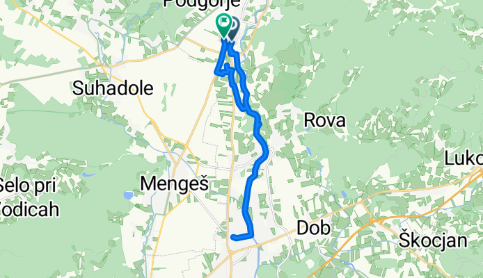 Jakopičeva ulica to Jakopičeva ulica