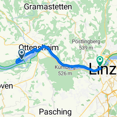 Wilhering bis Linz