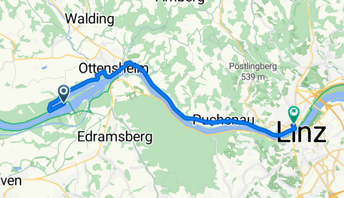 Wilhering bis Linz