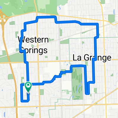 Woodland Ave, Western Springs to Woodland Ave, Western Springs