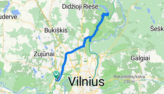 L. Asanavičiūtės gatvė 38A to Žemaitijos g