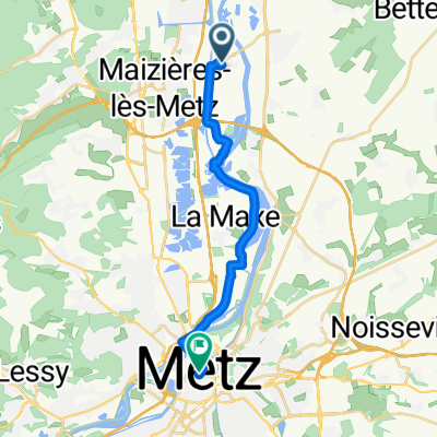 14.7_Von Hauconcourt bis Metz 15 Kilometer