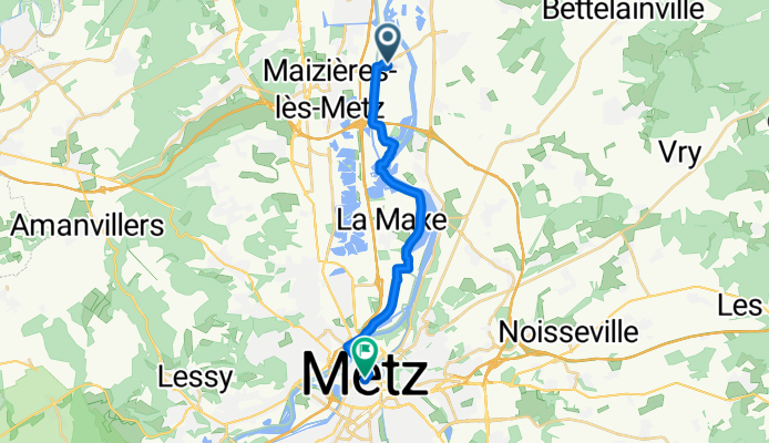 14.7_Von Hauconcourt bis Metz 15 Kilometer