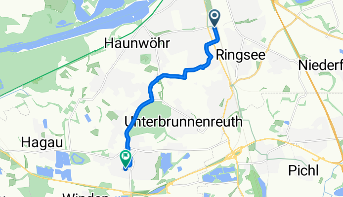Bahnhofstraße, Ingolstadt nach Vogelweidestraße, Ingolstadt