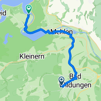Dr-Marc-Straße, Bad Wildungen nach Hessenwege 4-Marsberg-Neckarsteinach, Edertal