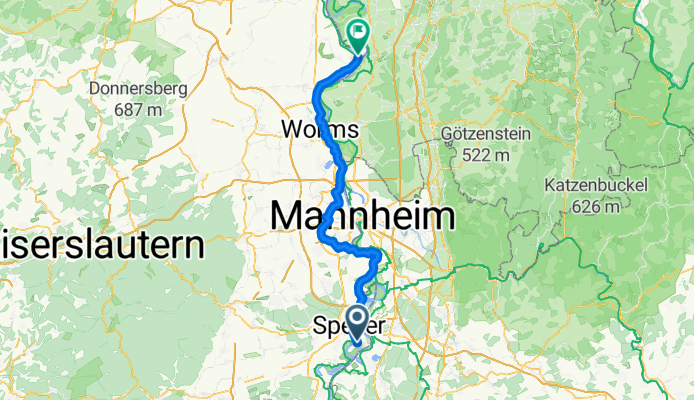 Oberhausen-Rheinhausen - Gernsheim