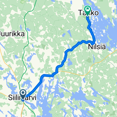 Mantunkuja, Siilinjärvi to Tahkon huoltotie, Tahkovuori