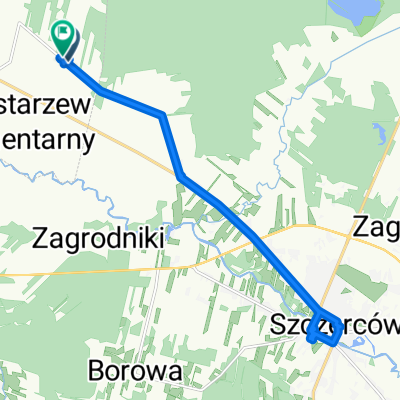 Restarzew Środkowy do Restarzew Środkowy