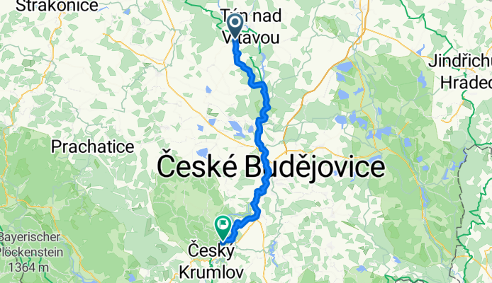 Týn nad Vltavou - Český Krumlov