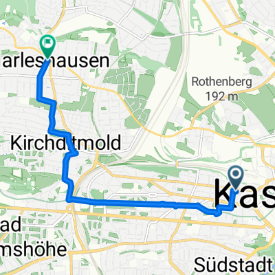 Karthäuserstraße nach Wolfhager Straße