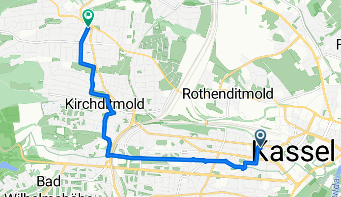 Karthäuserstraße nach Wolfhager Straße