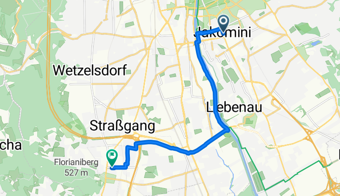 Messeplatz, Graz nach Kärntner Straße, Graz