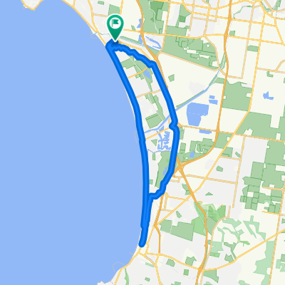 Ebb St, Aspendale to Ebb St, Aspendale