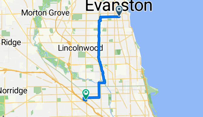 From Evanston to Chicago