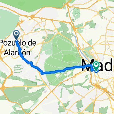 From Pozuelo de Alarcón to Madrid