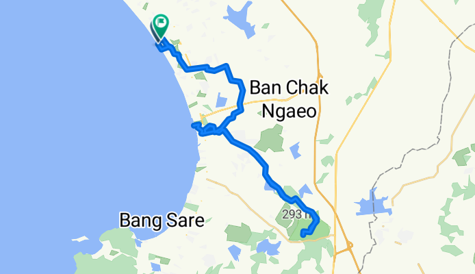 Jomtien 30km Bike Loop - WP 1 - WP 2 - WP 3 - WP 4 - WP 5