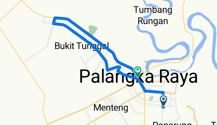 Jalan Hendrik Timang to Jalan DI. Panjaitan