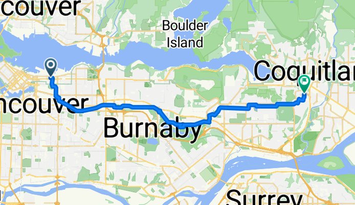 East Cordova Street to Saddle Street