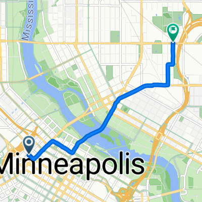 N Sixth St, Minneapolis to 12th Ave NE, Minneapolis