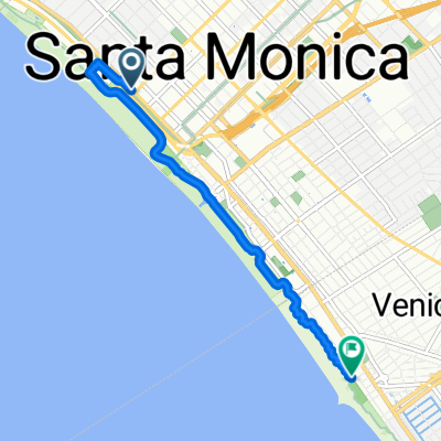 Ocean Ave, Santa Monica to Los Angeles