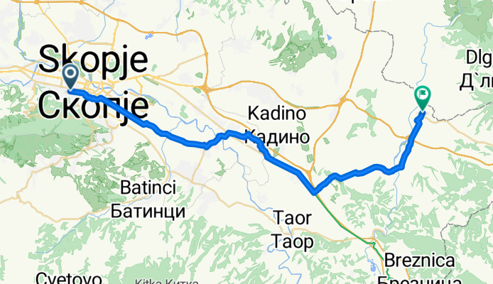Route from Франклин Рузвелт бр.