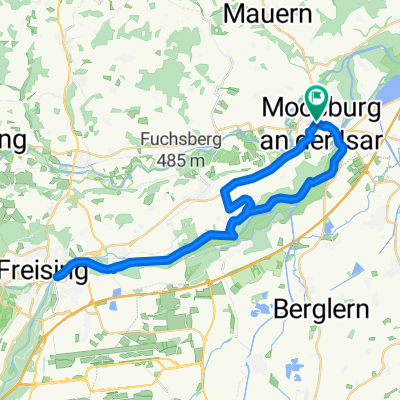Moosburg nach Moosburg