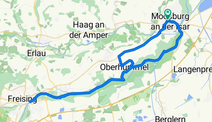 Moosburg nach Moosburg