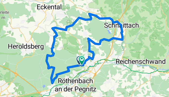 GPX Download: Kombinierte Reichswald-Albtour