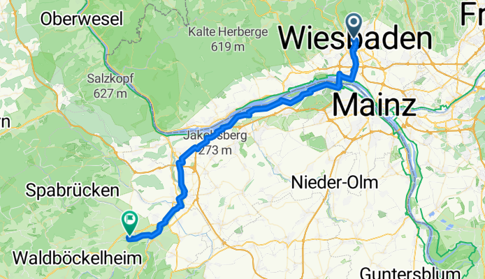 Von Wiesbaden bis Rüdesheim