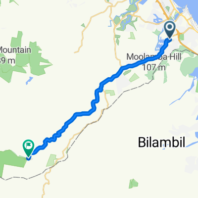 Coghill Dr, Currumbin Waters to Currumbin Creek Rd, Currumbin Valley