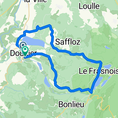 Rue des Lacs nach Route des Cascades