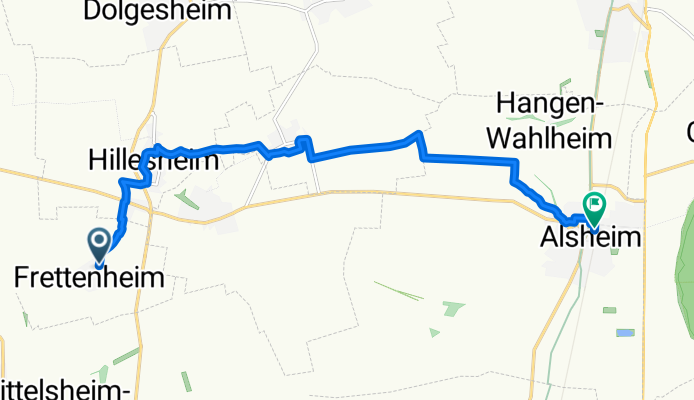 K38 nach Ludwigstraße