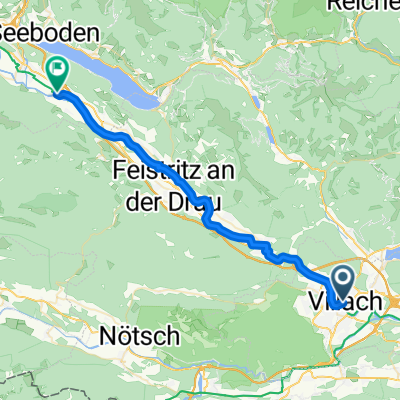 Bahnhofplatz, Villach nach St Peter, Spittal an der Drau