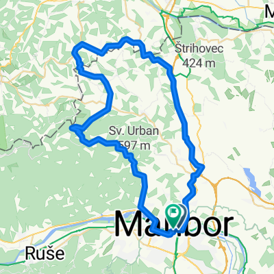 Route in Maribor
